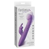 Vibrador Fantasy For Her Her Thrusting Silicone Rabbit – Purple - Cake Sex Shop